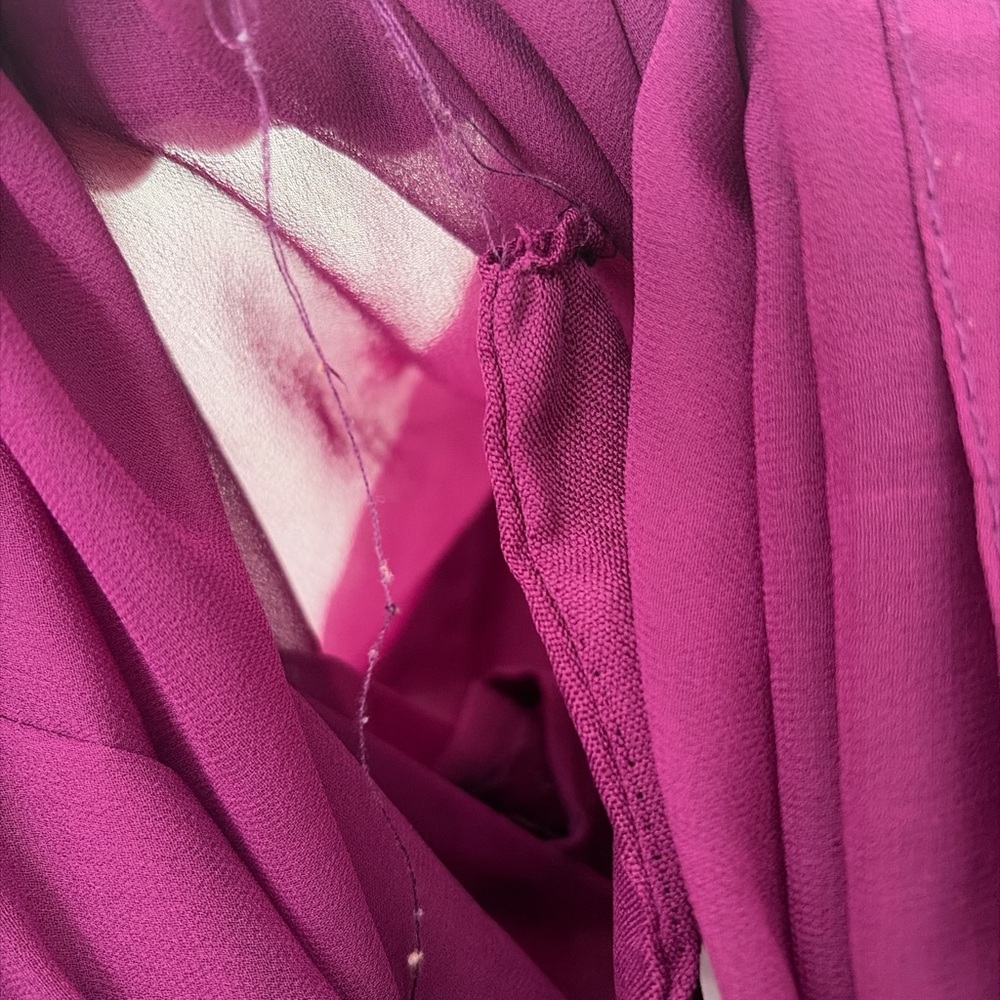 Purple Embroidered Kaftan‎ Dress - Picture 9 of 9